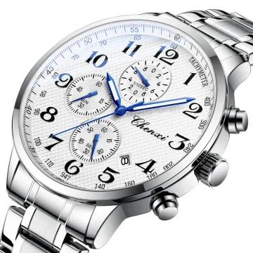 Men's Watch Real Three-Eye Six-Pin